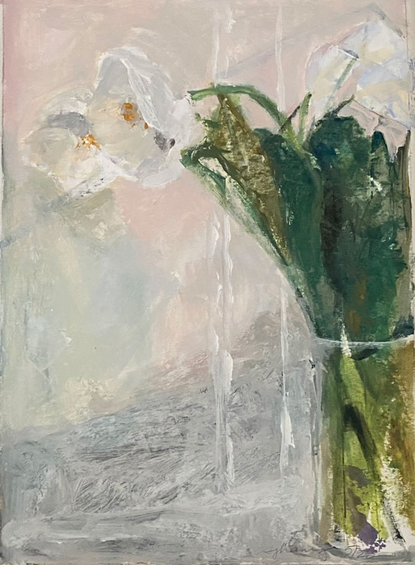 White Tulips 3 - Sally Harvey